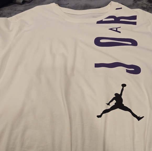 Jordan Air Stretch T Shirt Jumpman Tee Top Retro AJ1 Mid 1 RARE SIZE XXL - Picture 5 of 8